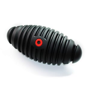 ACTIVE FOOTREST 18X42 CM EGG-SHAPE BLACK