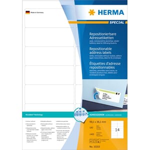 HERMA ETIKETTER MOVABLES 99,1X38,1 (100)