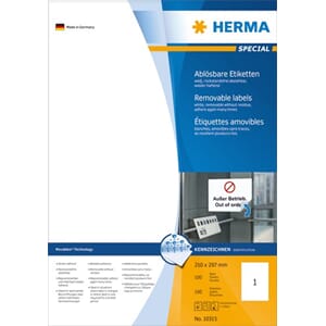 HERMA ETIKETTER MOVABLES 210X297 (100)