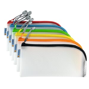 HERMA UNIVERSAL GLIDELÅSLOMME 23X11CM ASS (10)