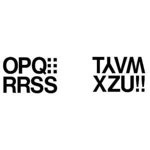 HERMA BOKSTAVETIKETTER VARIO O-Z 33MM SORT