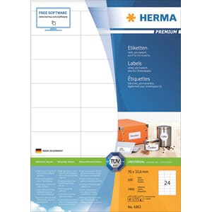 HERMA ETIKETTER PREMIUM 70,0X33,8 (100)