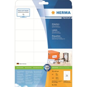 HERMA ETIKETTER PREMIUM A4 70X42 (25)