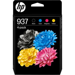 Blekkpatron HP 937 CMYK Original Ink Cartridge 4-Pack