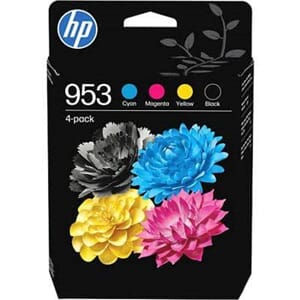 HP blekk No953 C/m/Y/K Ink Cartridges 4-Pack