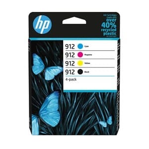NO912 C/M/Y/K INK CARTRIDGES 4-PACK