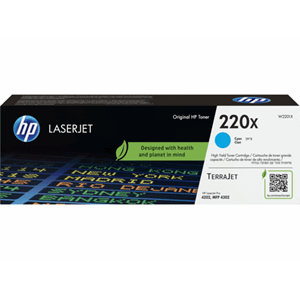 Toner HP 220X Cyan Original LaserJet Toner Cartridge