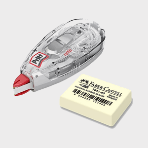 Viskelær og korrekturmidler