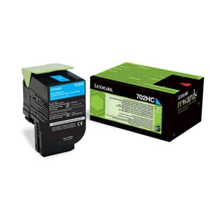 TONER LEXMARK 70C2HC0 BLÅ