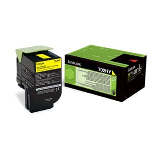 TONER LEXMARK 70C2HY0 GUL