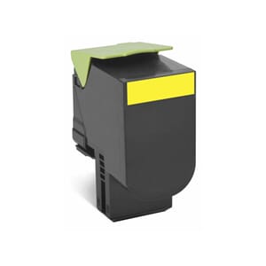 TONER LEXMARK 80C20Y0 RETURN YELLOW
