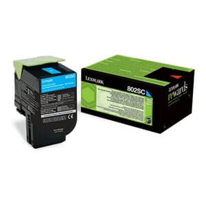 TONER LEXMARK CX310DN 80C2SCE  BLÅ
