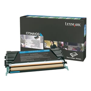 TONER LEXMARK C734A1CG 6K BLÅ