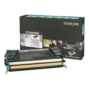 TONER LEXMARK C734A1KG 8K SORT