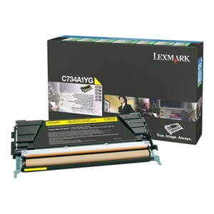 TONER LEXMARK C734A1YG 6K GUL