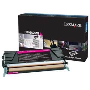TONER LEXMARK C746A1MG 7K RØD