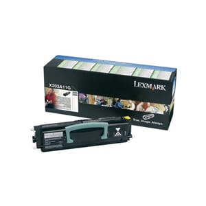 TONER LEXMARK X203A11G 2,5K SORT
