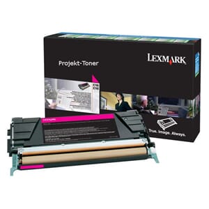 TONER LEXMARK CC X746A3MG 7K RØD