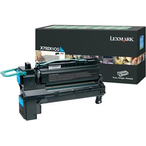TONER LEXMARK X792X1CG 20K BLÅ