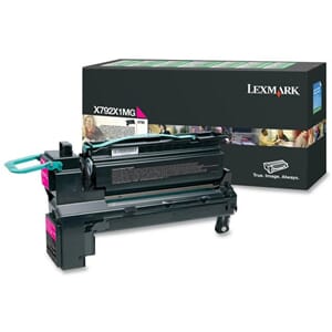 TONER LEXMARK X792X1MG 20K RØD