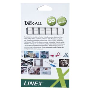 LINEX TACK-ALL HEFTEMASSE 90 FIRKANTER 50G