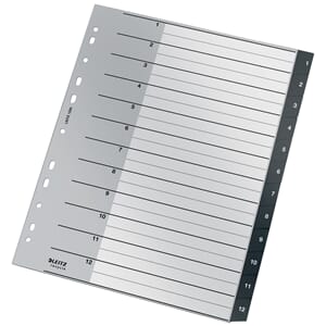 REGISTER LEITZ RECYCLE 1-12 A4 PP