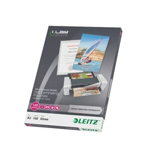 Lamineringslomme Leitz A3 Udt125my (100)
