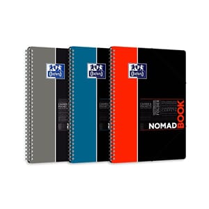 Notatbok Oxford Nomad B5 linjert ass