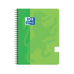 Notatbok Oxford Touch A5+ 90G Lin grønn