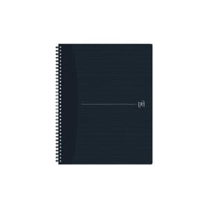 NOTATBOK OXFORD ORIGINS A4+ RUT 90G SORT