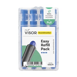 PICA WB WHITEBOARDPENN REFILL VISOR EASY BLÅ (4)