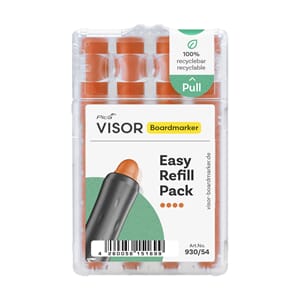 PICA WB WHITEBOARDPENN REFILL VISOR EASY ORANSJE (4)