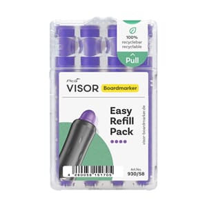 PICA WB WHITEBOARDPENN REFILL VISOR EASY LILLA (4)