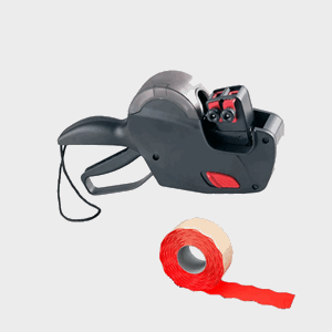 Prismaskiner og etiketter