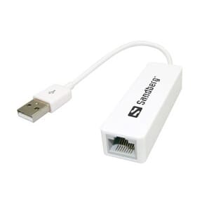 USB TO NETWORK CONVERTER, WHITE