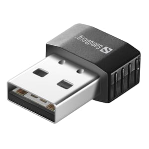 SANDBERG MICRO WIFI DONGLE 650 MBIT/S, BLACK