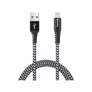 SANDBERG USB-A TO LIGHTNING SURVIVOR, BLACK/WHITE (1M)