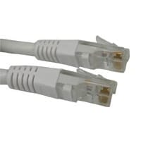NETWORK CAT6 UTP CABLE, WHITE (5M)