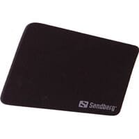 SANDBERG MUSEMATTE, SORT (26X22CM)