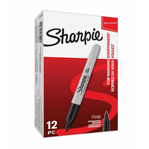 SHARPIE FINE MERKEPENN 1,0MM SORT