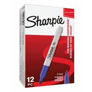 SHARPIE® FINE MERKEPENN 1,0MM BLÅ