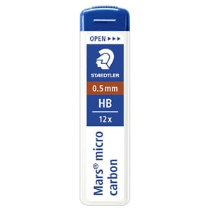 BLYANTMINE STAEDTLER 0,5MM HB (12)