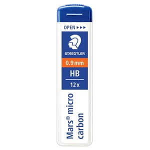 BLYANTMINE STAEDTLER 0,9MM HB (12)