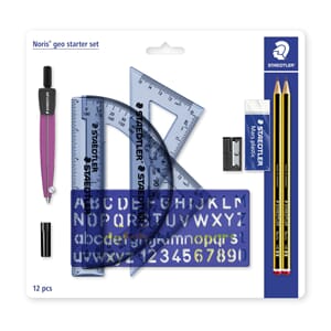 STAEDTLER GEOMETRISETT 4 DELER NEON (18)