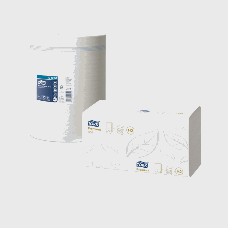 Tørkepapir for dispenser